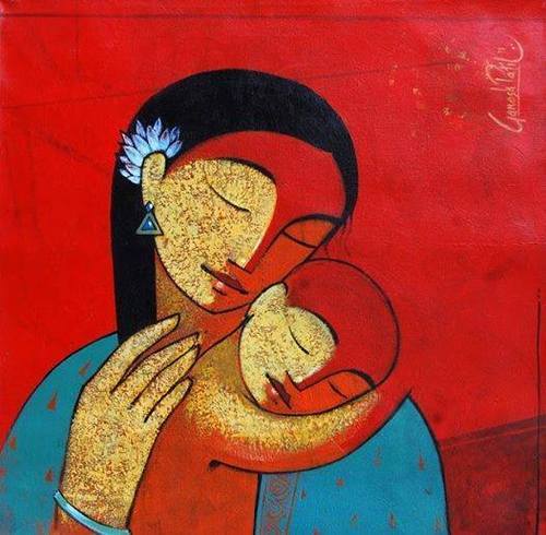 500x490 Manic Arts - Mom Painting