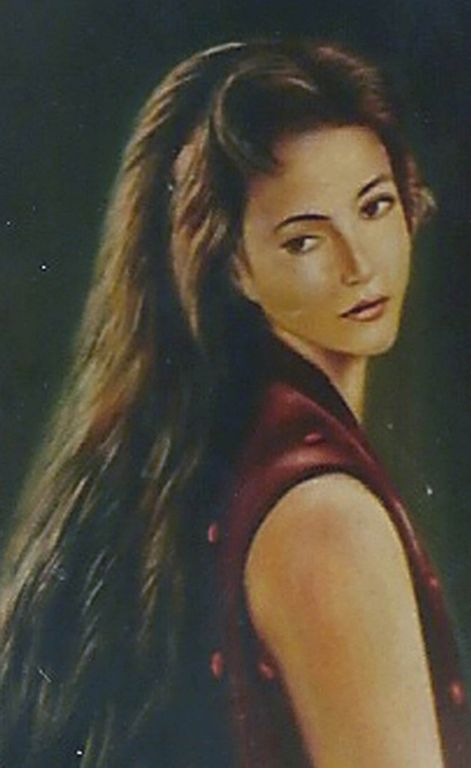 471x768 My Mom By Shahrzad Ranji Oil Colour Painting Shahrzad Ranji - Mom Painting