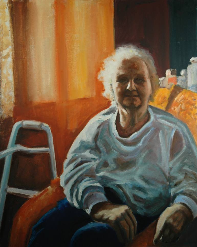 770x965 Saatchi Art Mom Painting By Helena Gijsbers Van Wijk - Mom Painting