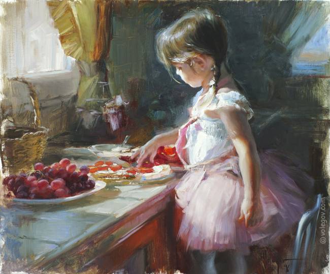 650x539 Cake For Mom, Painting - Mom Painting