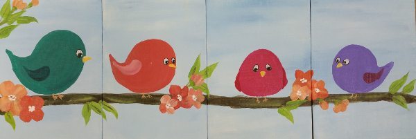 600x201 Mom And Me Family Paint Class - Mommy And Me Painting