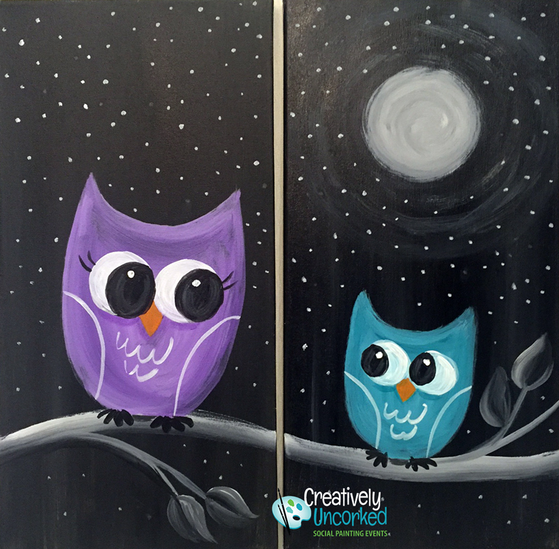 800x785 Mommy Amp Me Owls 3232018 Fargo - Mommy And Me Painting