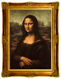 215x280 Mona Lisa In Frame 70882 Enews - Mona Lisa Original Painting Framed