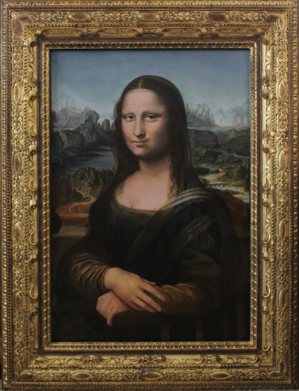 Mona Lisa Original Painting Framed at PaintingValley.com | Explore