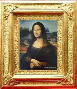 270x312 Wholesale Oil Painting Mona Lisa By Leonardo Da Vinci To Toronto - Mona Lisa Original Painting Framed