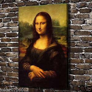 300x300 Oil Painting Hd Print On Canvas Modern Deco,mona Lisa Smile - Mona Painting