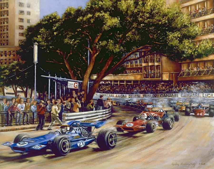 900x712 Round Sainte Devote - Monaco Painting