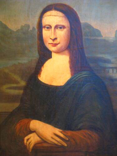 Mona Lisa Original Painting Framed At Explore