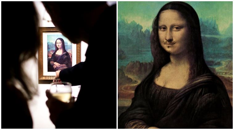 759x422 Mona Lisa Painting With A Beard And Moustache Gets Sold For Almost - Monalisa Painting Photo