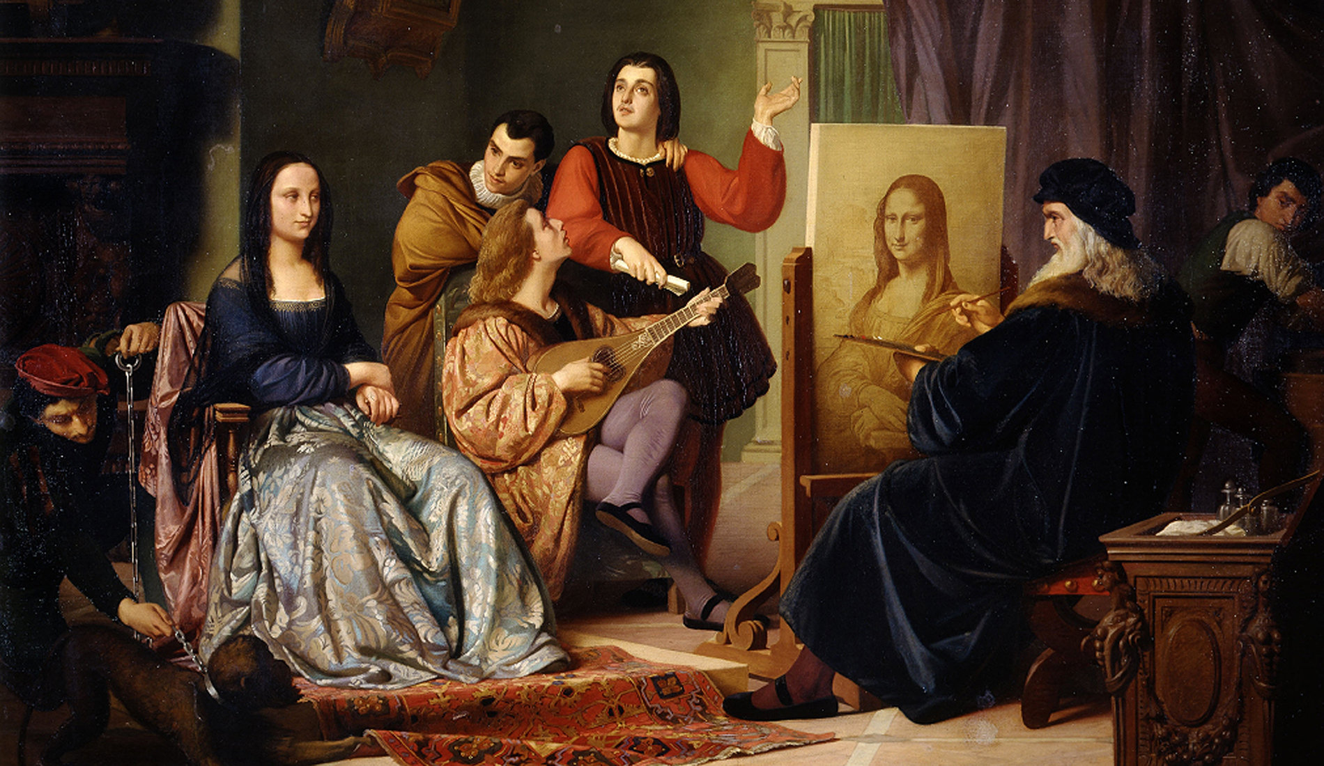 1900x1100 Amazing!! Leornado Da Vinci's Painting Mona Lisa Decoded After 500 - Monalisa Painting Photo