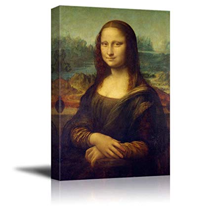 425x425 Canvas Wall Art - Monalisa Painting Photo