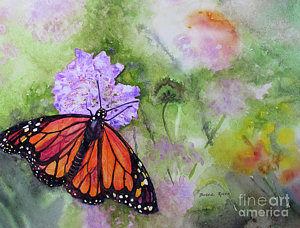 300x228 Monarch Butterfly Paintings Fine Art America - Monarch Butterfly Painting