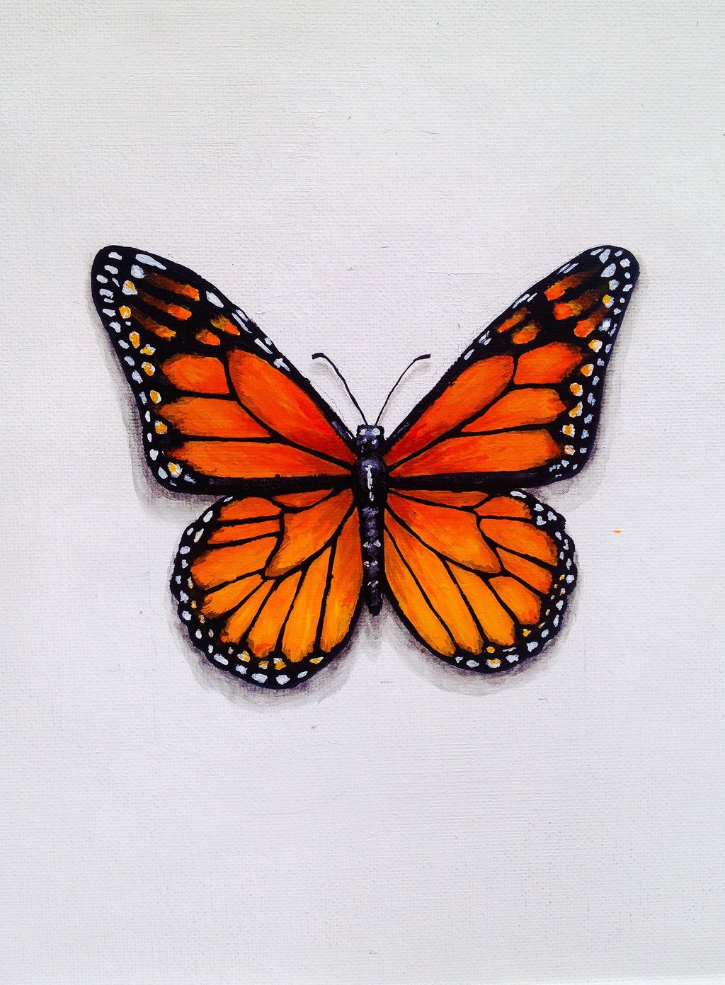 1024x1391 Monarch Butterfly By Jbrestrick - Monarch Butterfly Painting