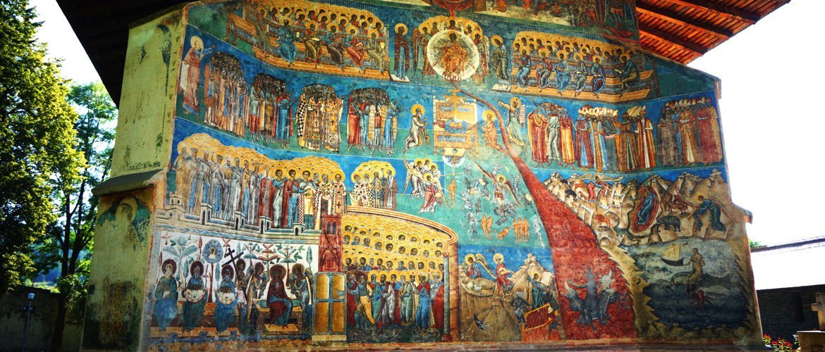 1170x500 Painted Orthodox Monasteries Of Northern Moldova - Monastery Painting