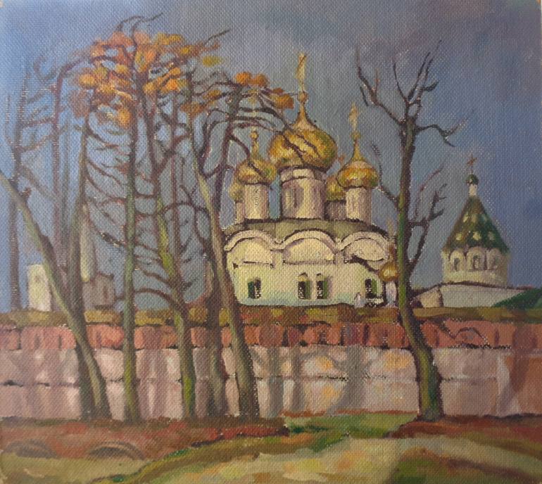 770x688 Saatchi Art Ipatiev Monastery. Painting By Olga Bagina - Monastery Painting