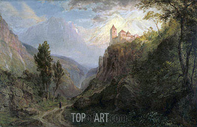 400x257 The Monastery Of San Pedro (Our Lady Of The Snows) Frederic - Monastery Painting