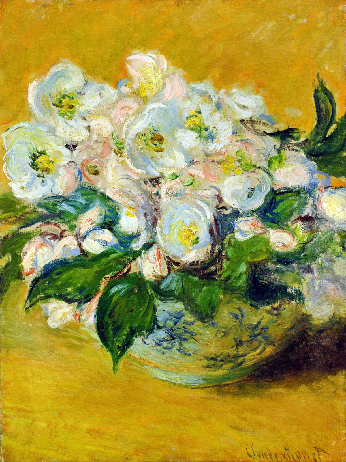 1200x1600 Christmas Roses Claude Monet Impressionism Flower Painting - Monet Flower Painting