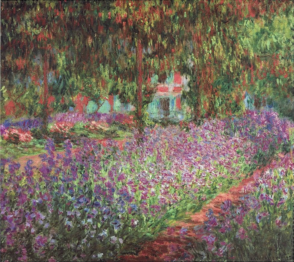 977x871 Le Jardin De L'Artiste Giverny - Monet Garden At Giverny Painting