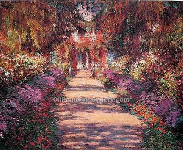 Monet Garden At Giverny Painting at PaintingValley.com | Explore ...