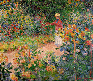 300x263 Monet Garden Paintings Fine Art America - Monet Garden Painting