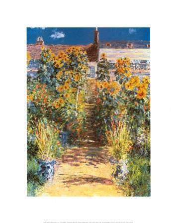 356x450 Affordable Monet's Garden - Monet Garden Painting