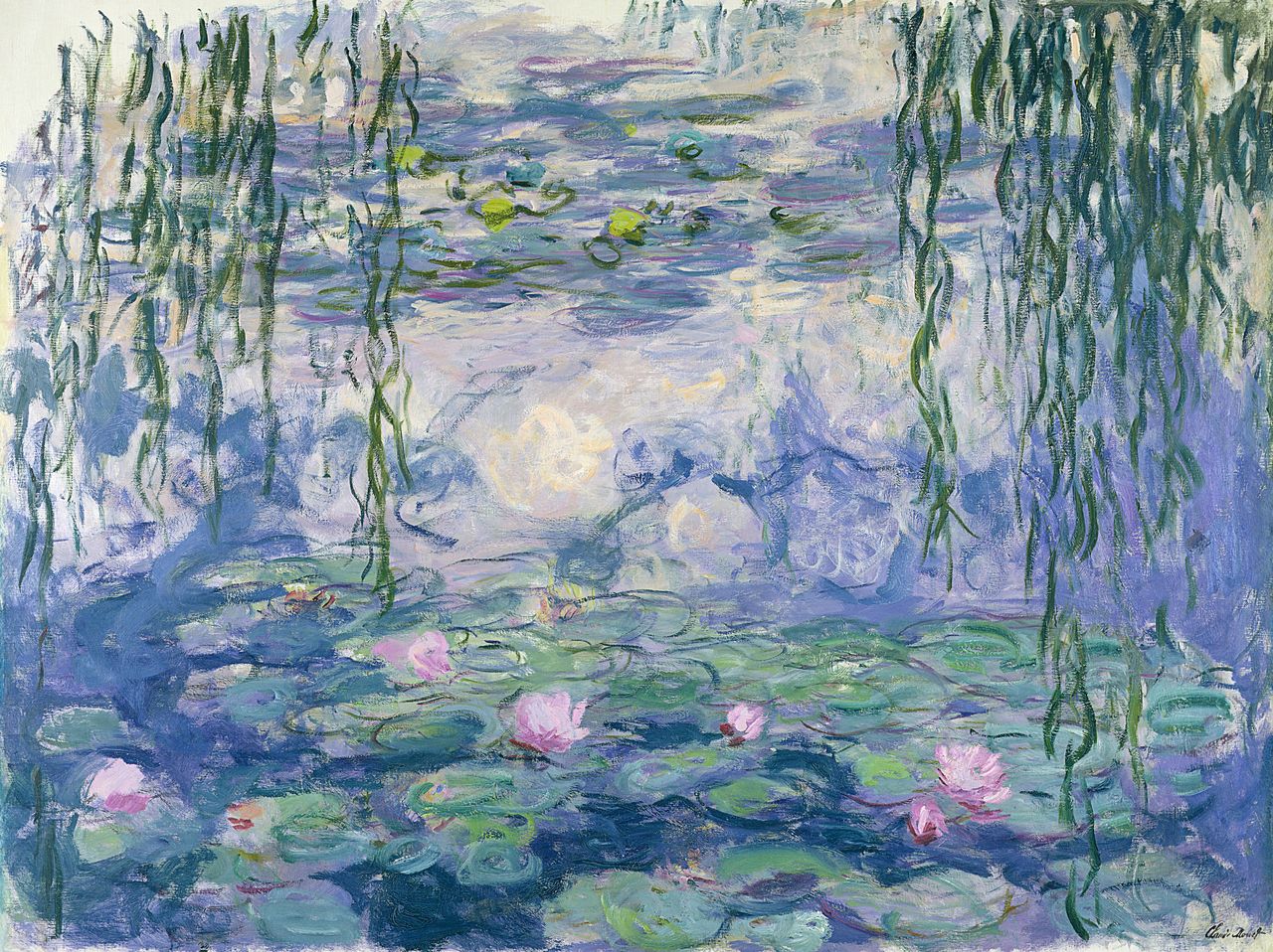 1280x958 My French - Monet Garden Painting