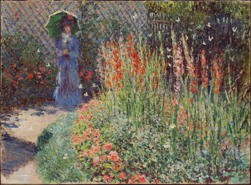 1000x737 Stroll Through Monet's Garden - Monet Garden Painting