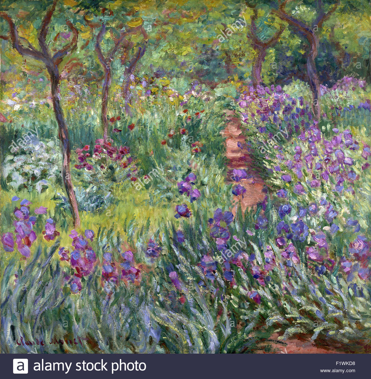 1300x1330 Giverny Garden Monet Painting Stock Photos Amp Giverny Garden Monet - Monet Garden Painting