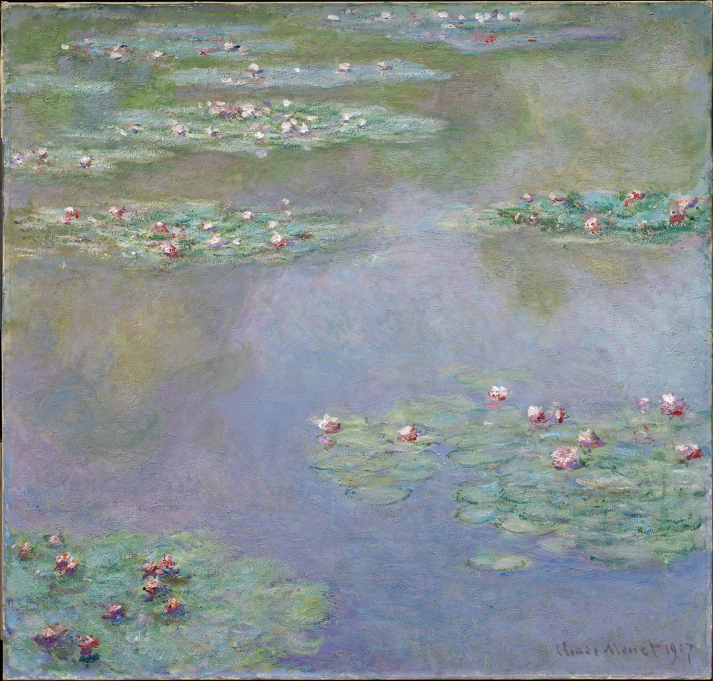 1024x979 Water Lilies Museum Of Fine Arts, Boston - Monet Lily Pads Painting
