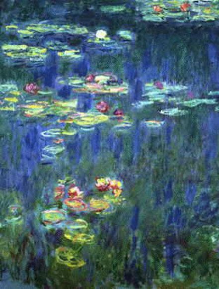 441x581 Lily Pad Claude Monet - Monet Lily Pads Painting
