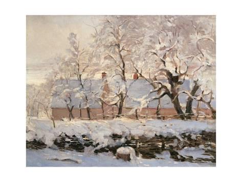 473x355 Magpie Prints By Claude Monet - Monet Magpie Painting