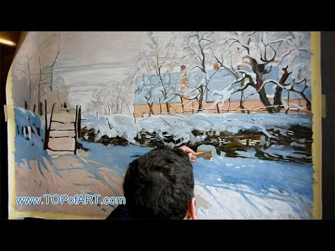 480x360 Monet - Monet Magpie Painting