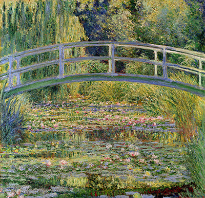 400x385 Japanese Bridge By Claude Monet - Monet Painting