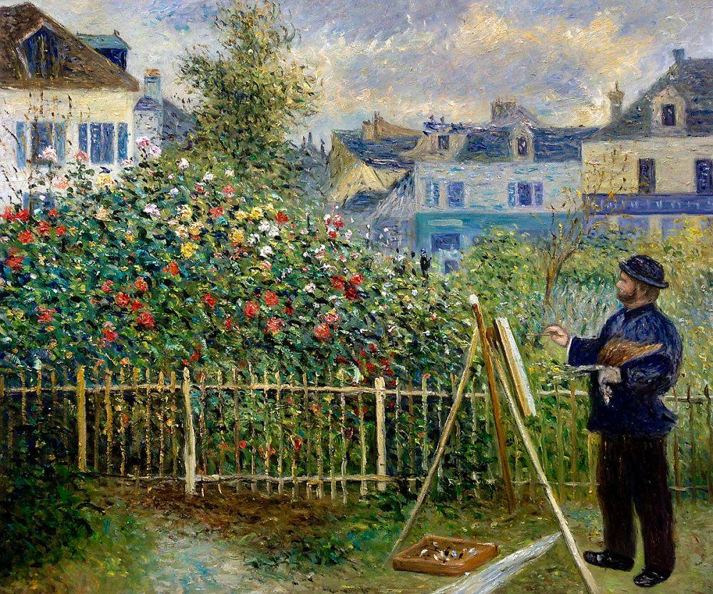 1000x833 Wall Art Renoir - Monet Painting