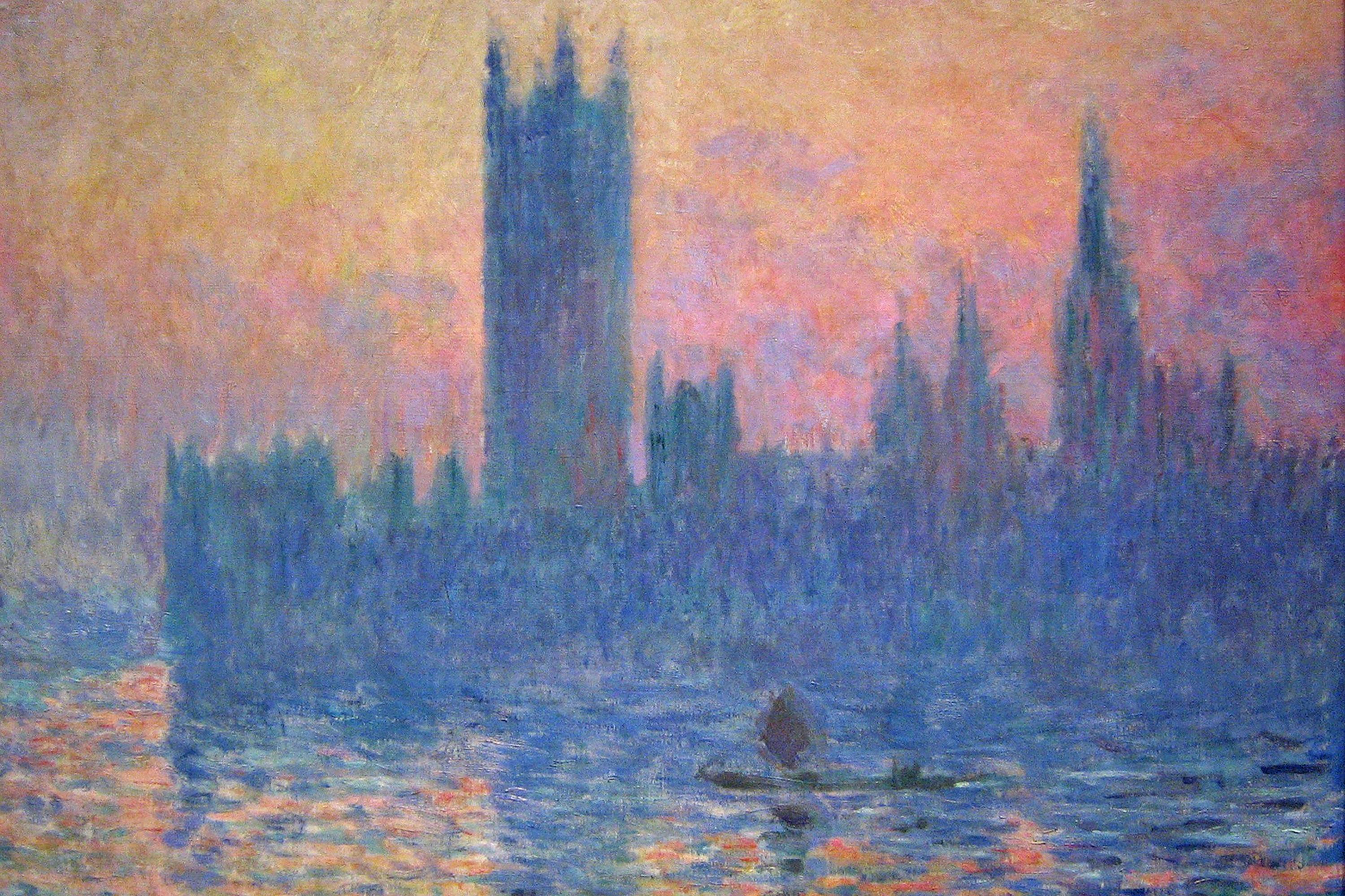 3000x2000 Claude Monet Painting London What's Hot London - Monet Painting