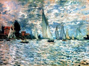 Monet Sailboat Painting