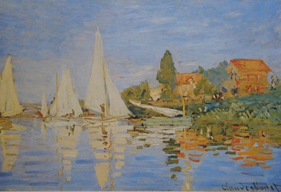 Monet Sailboat Painting at PaintingValley.com | Explore collection of ...