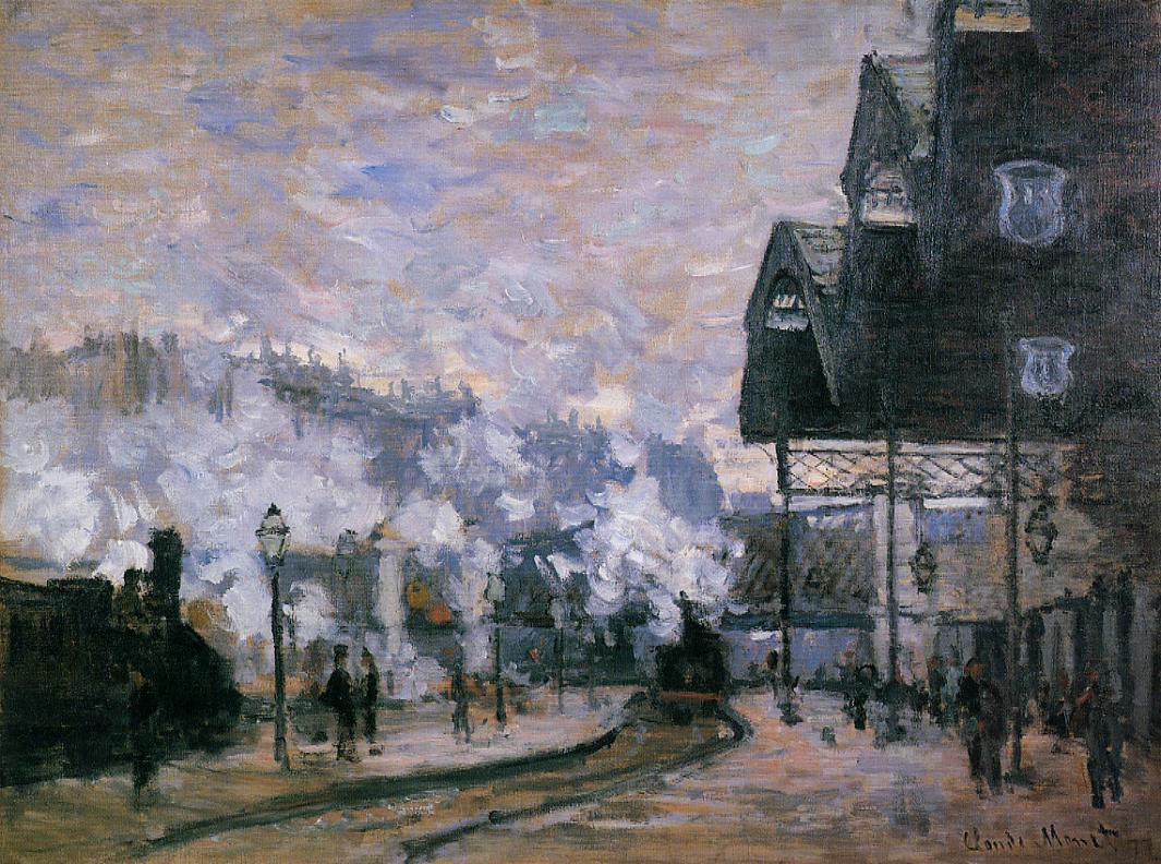 1065x792 Me, Myself, Monet 13. The Train To Paris Museumzero - Monet Train Painting