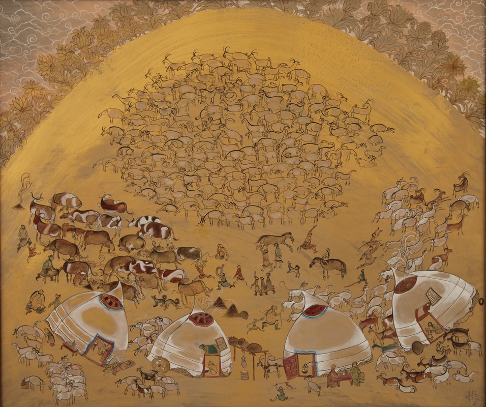 956x800 Aa2015 - Mongolian Painting