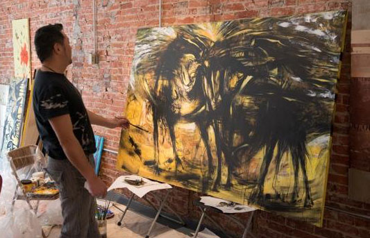 533x343 D. Tsolmon - Mongolian Painting