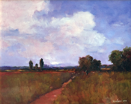 445x355 Monique Sakellarios' Romantic Scenery - Monique Painting