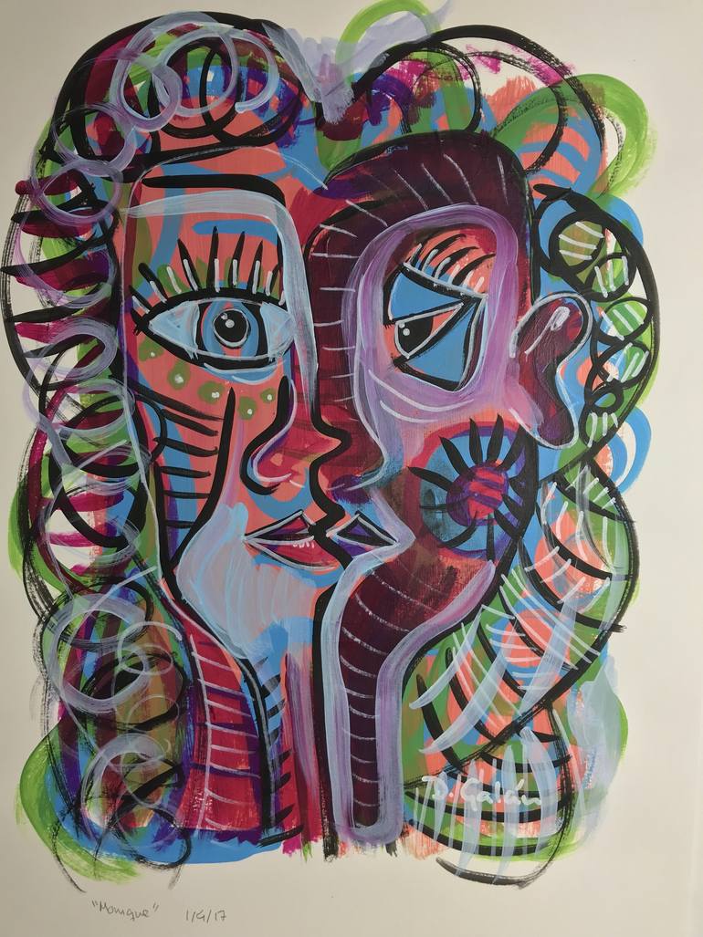 770x1027 Saatchi Art Monique Painting By David Galan - Monique Painting