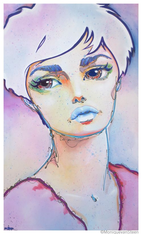 500x820 The 75 Best Pintora Monique Van Steen Images On Color - Monique Painting