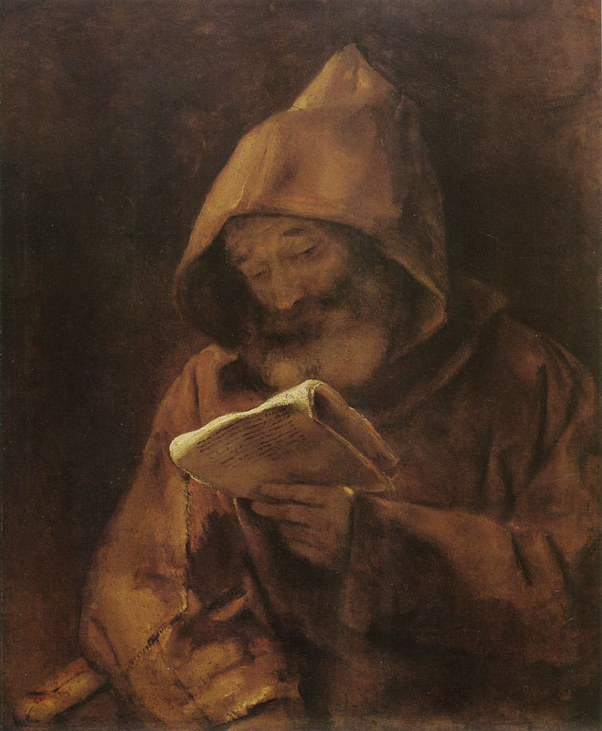 659x800 Artwork By Rembrandt Van Rijn - Monk Painting