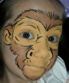 236x281 Monkeys Face, Monkey And Monkey Face Paint - Monkey Face Painting