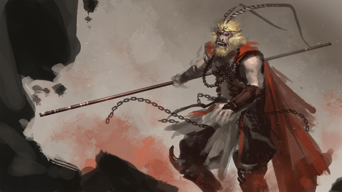 700x394 Painting Monkey King Tutorial - Monkey King Painting