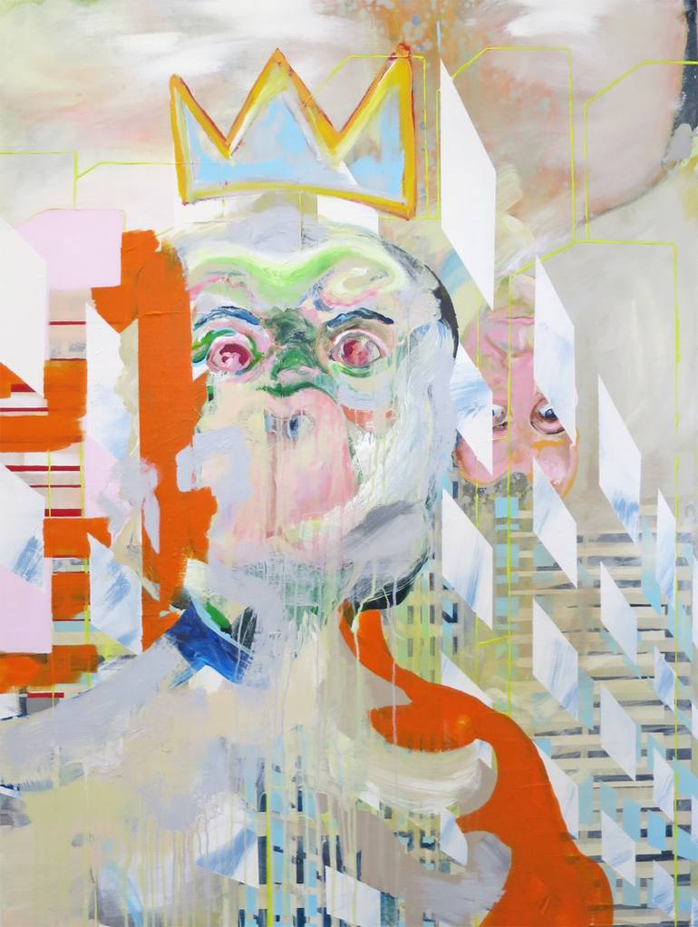 770x1022 Saatchi Art The Monkey King Arrives At The Ball Ii Painting By - Monkey King Painting