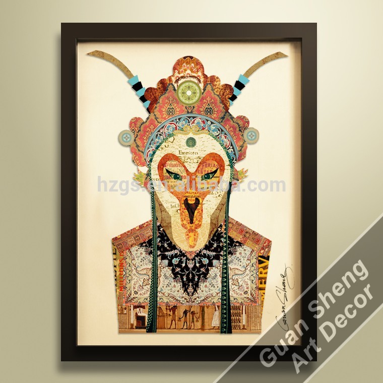 760x760 Wholesale Chinese Beijing Opera Monkey King Portrait Oil Painting - Monkey King Painting