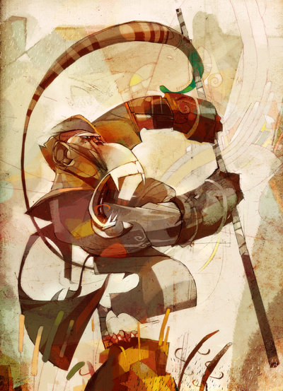 400x553 Monkey.king By Betteo - Monkey King Painting