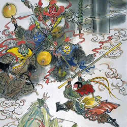 250x250 Chinese Tale Monkey King - Monkey King Painting